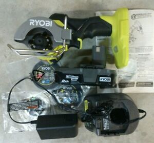 NEW RYOBI 18V One+ HP 3&#034; Brushless Compact Cutoff Saw Kit Model# PSBCS02CN