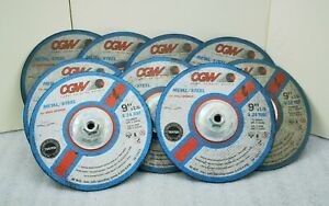 Camel Grinding Wheels 35649, 9X1/8X7/8 24 Grit Depressed Center Wheel 9 ea.