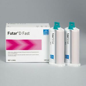 FUTAR D FAST 2x50ml KETTENBACH. DENTAL BITE REGISTRATION MATERIAL.