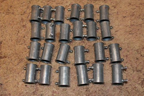 3/4&#034; set screw emt coupling pack of 24 for sale