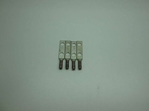 LOT 4 NEW BURNDY YA-2N N60 2 STR CU BROWN LUG TERMINAL CONNECTOR D392438