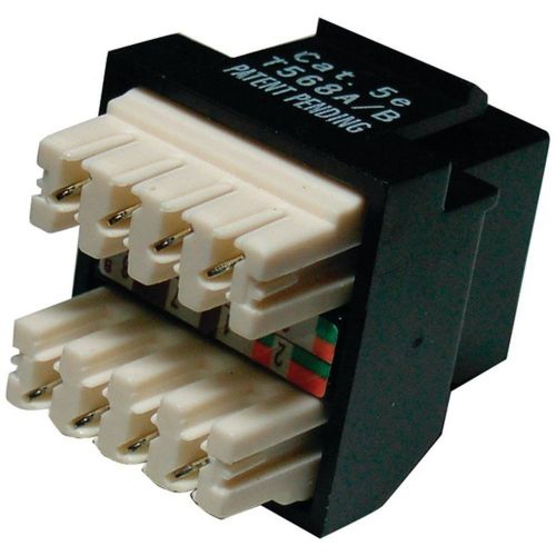 Axis pet11-0905 cat-5e keystone jack (black) for sale