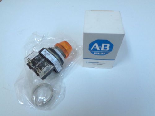 ALLEN BRADLEY 800T-QH10A SERIES T AMBER PILOT LIGHT - BRAND NEW! - FREE SHIPPING