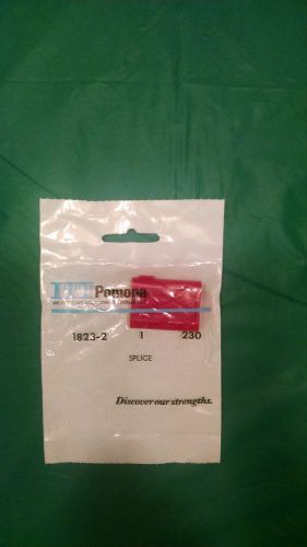 Pomona  1823-2  double banana plug splice, 15a, red , qty 6 for sale