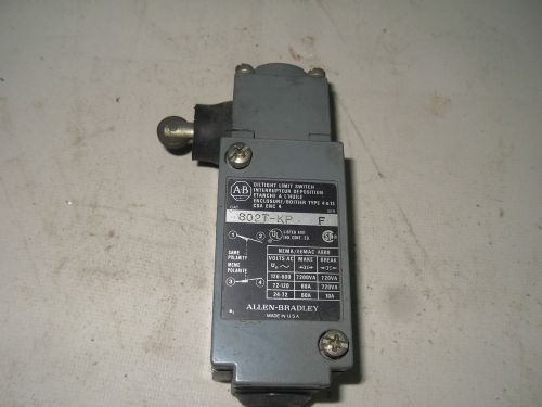 (q6-6) 1 allen bradley 802t-kp limit switch for sale