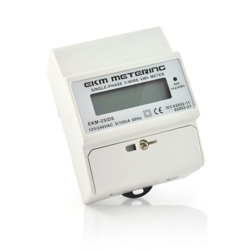 EKM Metering # EKM-25IDS Pass-Through kWh Meter 120/240 volts, 100 amps, 60 Hz