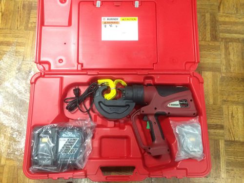 Burndy PAT750LI Patriot Hydraulic Crimper Tool Battery Operated w/Case