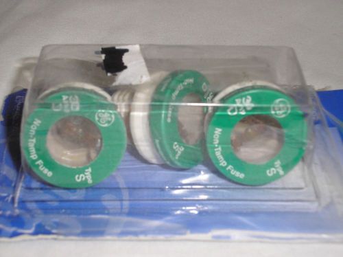 GE 3 pack Type S / SL Time Delay Non / Tamp 30 AMP Fuses - NIP