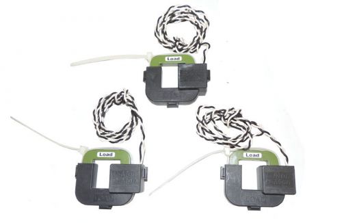 Lot 3 e-mon d-mon cs100 split-core current sensor 100a / warranty for sale