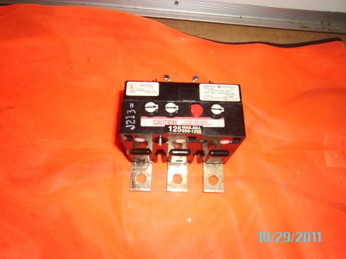 GENERAL ELECTRIC CIRCUIT BREAKER TRIP UNIT CAT# TFK236T125   1026