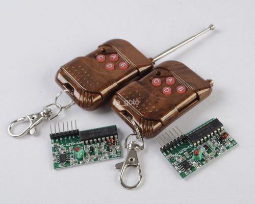 2pcs 4 channel remote control wireless remote control ic2272/2262 for sale