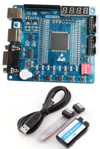 Fpga cyclone altera learning board ep1c3t144 + usb blaster jtag programmer for sale