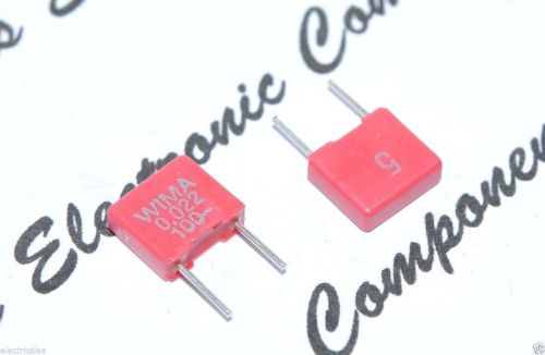 10pcs-WIMA MKS2 0.022uF (0,022µF) 100V 5% pitch:5mm Capacitor MKS2D022201A00JSSD