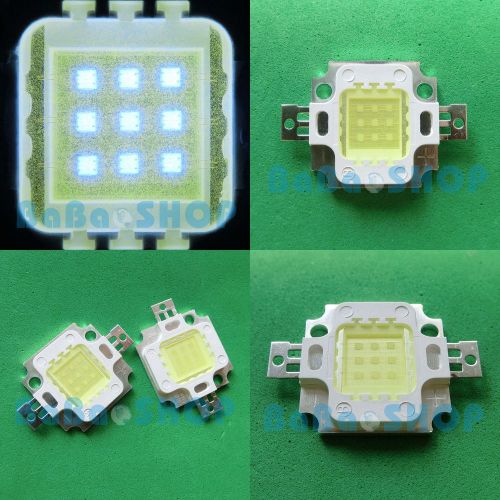 10W Cool White 20000K High Power LED 1000Lm-1100Lm Lamp Light for Aquarium DIY