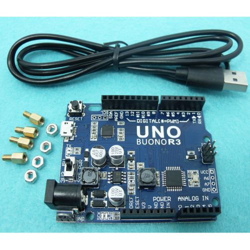 Free ship 1pcs BUONO UNO R3 Compatible Arduino 3.3V/5V Selectable LITE version