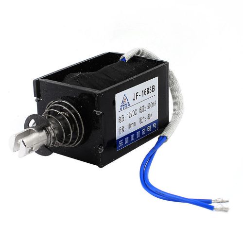 12V 0.5A 10mm Stroke 8Kg Force DC Push Pull Type Solenoid Electromagnet