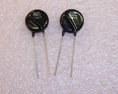 10 pcs ERZV20D821 PANASONIC 20mm METAL OXIDE VARISTOR 820V ZNR V20821U