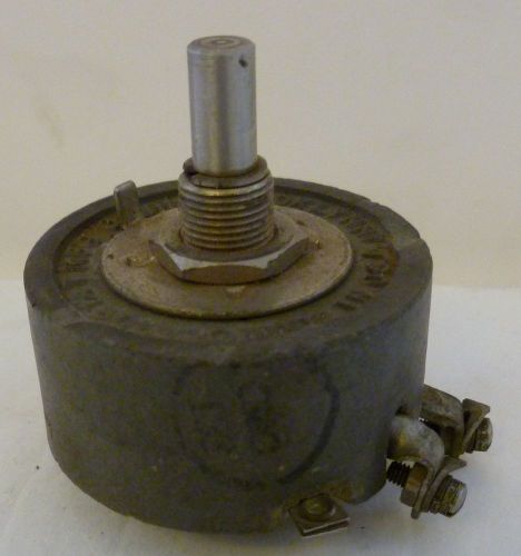 USN Clarostat Mfg Co Rheostat Potentiometer Pot, USN, 206505, 200 Ohms Vtg