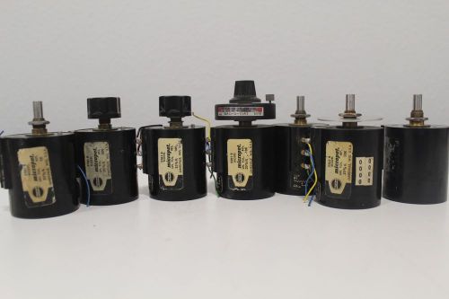 Lot of (7) Borg Micropot Precision Potentiometer Pot Model 2201 B  20K Ohms