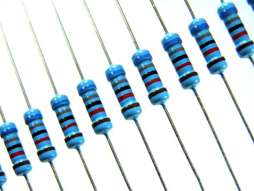 50pcs 2.7k ohm 1/2W Metal Film Resistor +/-1% 0.50W New 1