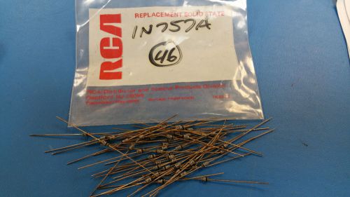 (46 PCS) 1N757A MOTOROLA SEMI.  Diode Zener Single 9.1V 5% 500mW 2-Pin DO-35