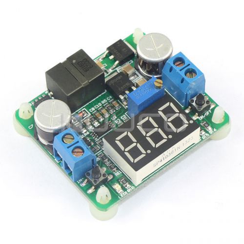 Dc 12v boost buck converter adjustable step up down voltage regulator red led for sale