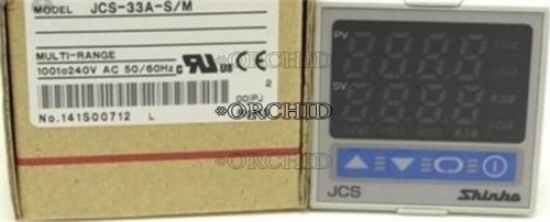 New Shinko Technos JCS-33A-S/M Multi-Range Temperature Controller