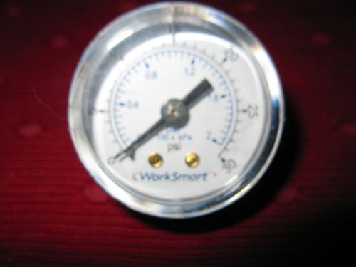 Work Smart 30 PSI Gauge 1 1/2 Inch Dial