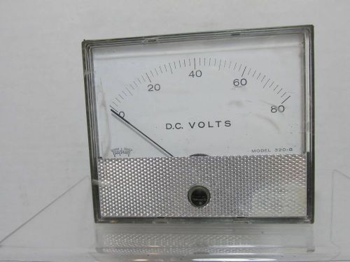 TRIPLETT MODEL 320-6 DC PANEL VOLTS METER