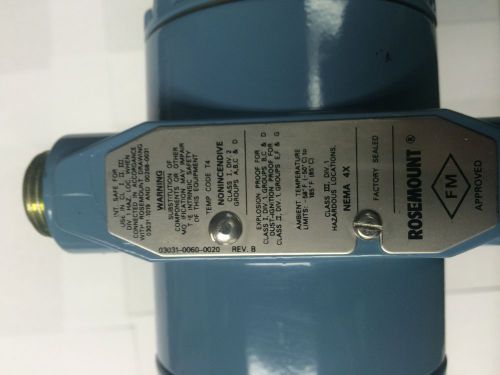 Rosemount smart transmitter 3051/3001 3051cd2a02a1ac1h2 03031-0001-0002 for sale