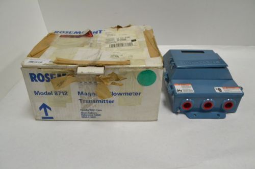 NEW ROSEMOUNT 8712CR12N0M4 20W 4-20MA MAGNETIC FLOW 115V-AC TRANSMITTER B230301