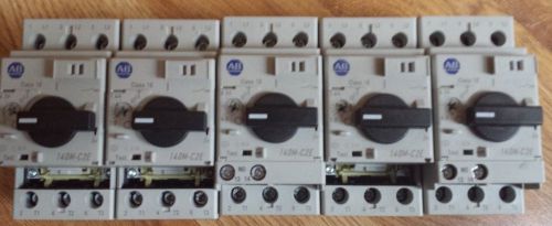 Allen bradley 140m-c2e-b63 ser c circuit breaker 6.3a, 50/60hz, lot of 5 for sale