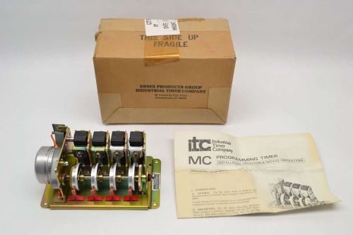 New itc mc-4 programming 60 sec 120v-ac timer b477107 for sale