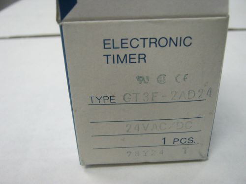 Idec timer p/n gt3f-3ad24, 24vac/dc,  delayed dpdt, 5 amp for sale