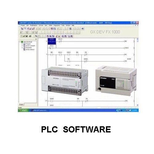 Gx-dev fx industrial plc programming software 1000 steps ladder training for sale