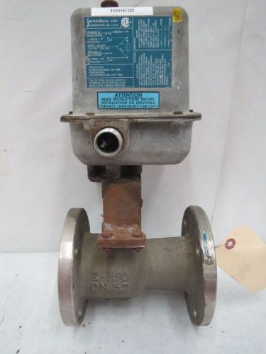 NELES JAMESBURY 5150-31-3600TT PNEUMATIC 150 FLANGED 2IN BALL VALVE B256874