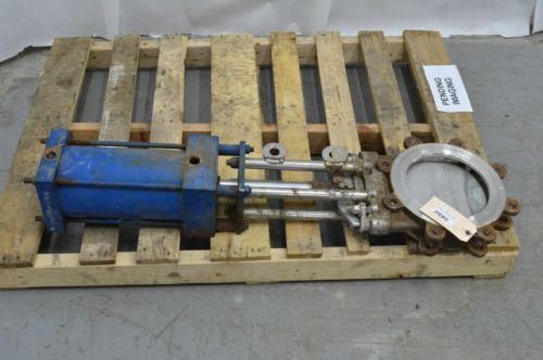 Trueline 8 bolt pneumatic 150 stainless 8 in knife gate valve b208482 for sale