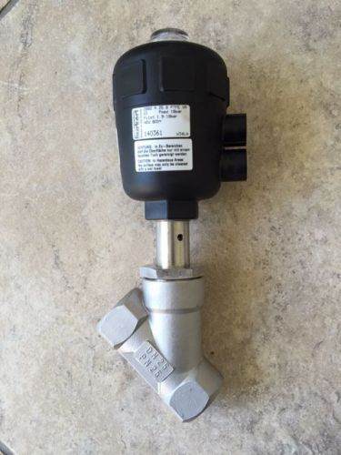 BURKERT FLUID VALVES, PNEUMATICALLY OPERATED ANGLE-SEAT VALVE, 140361k