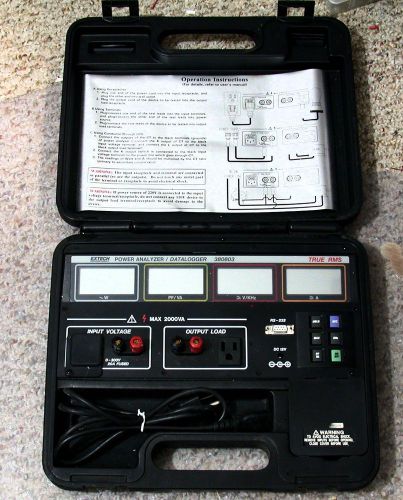 Extech 380803 Power Analyzer Datalogger