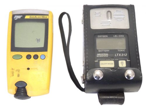 Lot 2 Industrial LTX312 Multi-Gas Detector GasAlert Max GAMAX3-4 Monitor/ Repair