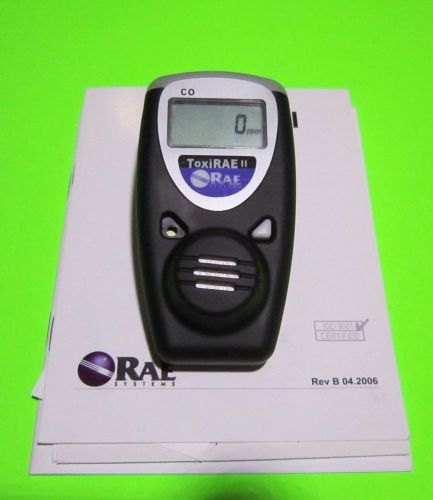 RAE ToxiRAE II REUSABLE PERSONAL TOXIC GAS MONITOR PGM-1110 LIFE SAVING