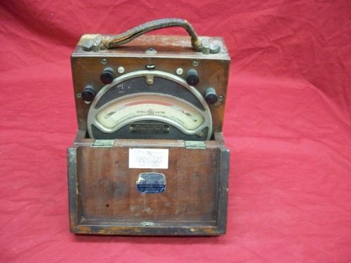 Vintage GE General Electric Millivoltmeter * 50-200 MV * .025 A * TYPE DP-2