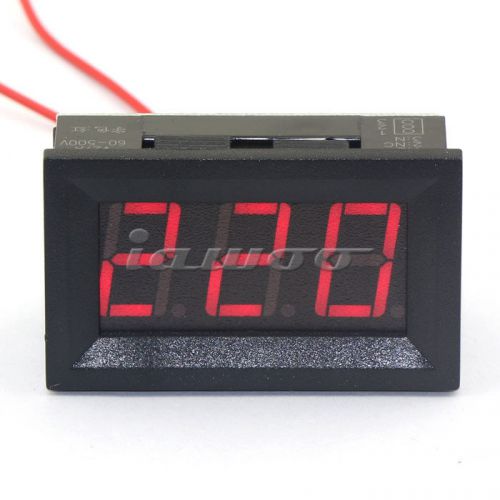 0.56&#034;digital panel  volt meter 75-300v 110v/220v ac  voltage measurement red led for sale