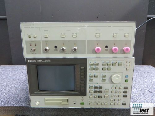 Agilent hp 4195a network analyzer 500mhz w/ measurement unit  id #25390 ex2 for sale