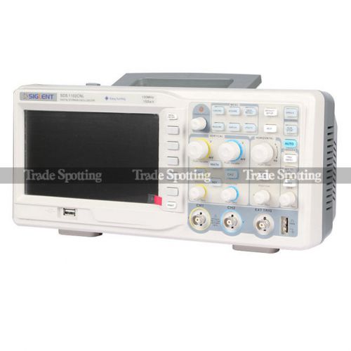 Hot siglent sds1102cnl digital oscilloscope 100mhz 2ch 1gs/s usb 7&#034; tft lcd for sale