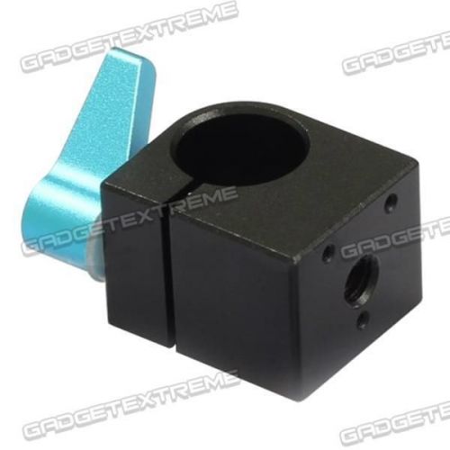 1/4&#034; Thread Rod Clamp Holder for 15mm Rod DSLR Rig Rail System Follow Focus e