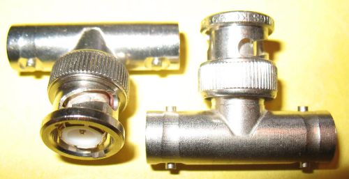 Tektronix (Tek) 103-0030-00 BNC T (Tee), BNC Male to Dual BNC Female Coupler