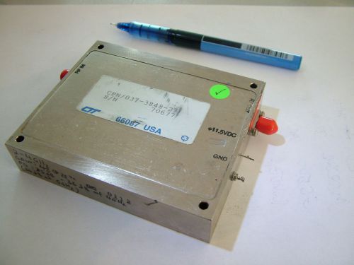 RF POWER AMPLIFIER CTT 2GHz - 4GHz GAIN 48db PO 33dbm CPN/037-3848-27