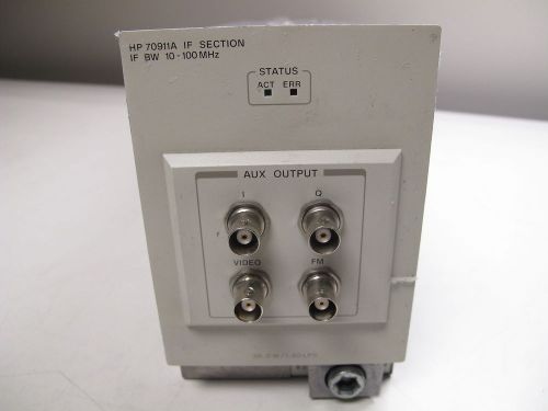 HP Agilent 70911A Ultra-Wide Bandwidth IF Module w/ options 004, 005, +13w