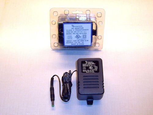 SR Components AC Adaptor Item # AC-12-1.0, 12VAC 1A, model # AA-48121000, N.O.S.